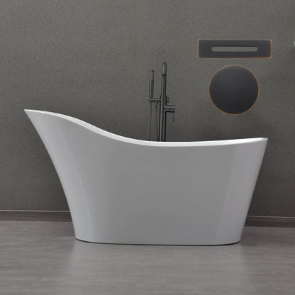 Lahar 59" Freestanding Bathtub