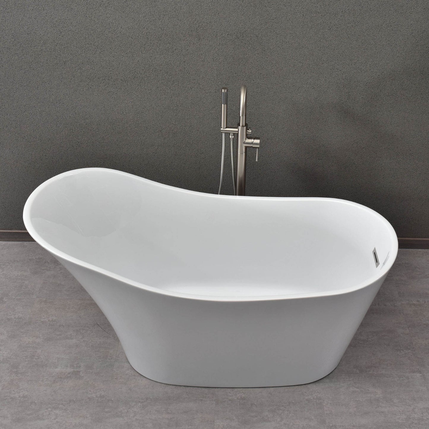Lahar 59" Freestanding Bathtub