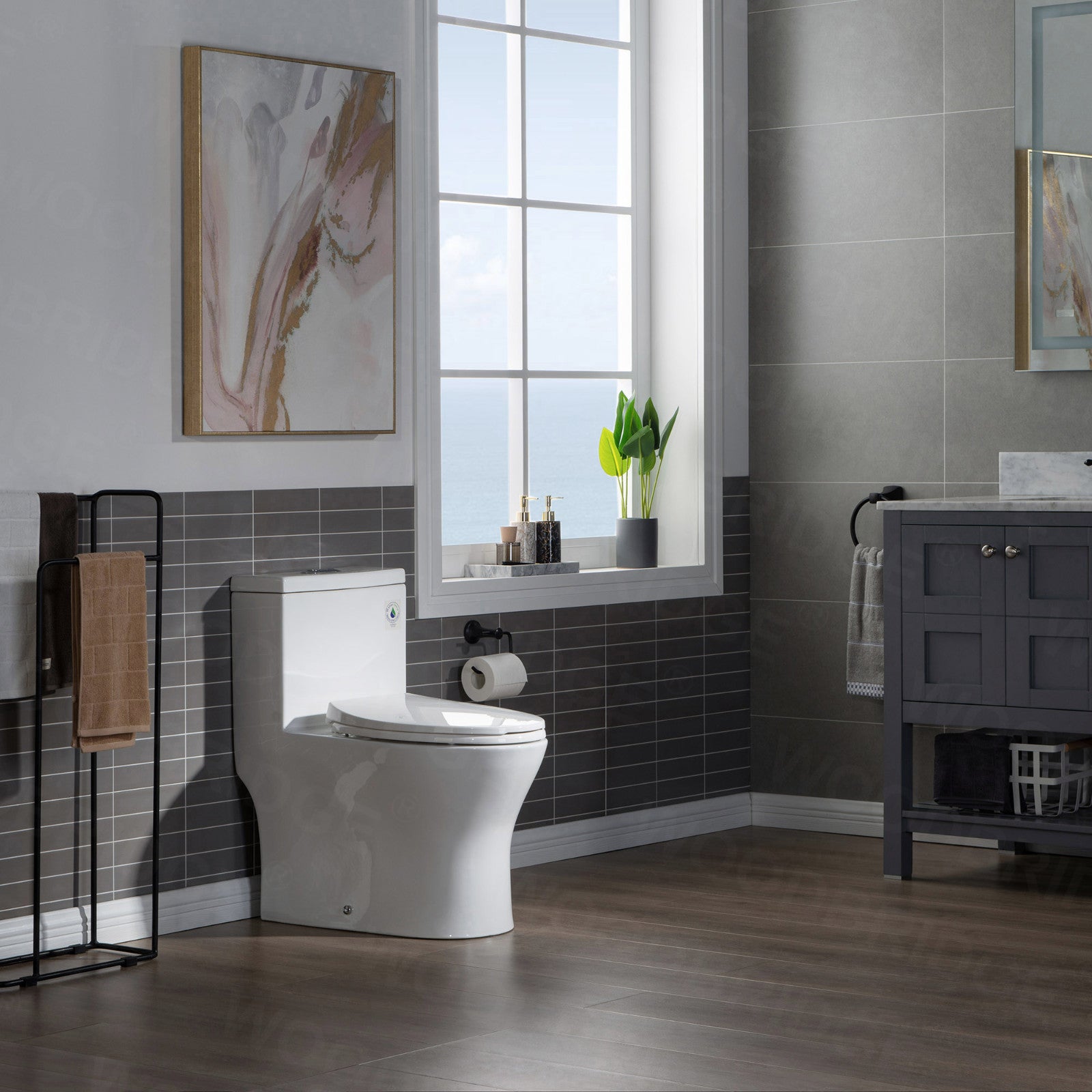 Linden One-Piece Elongated Toilet - additional view