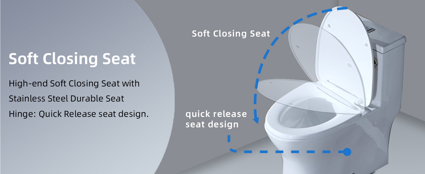 Linden One-Piece Elongated Toilet - feature detail