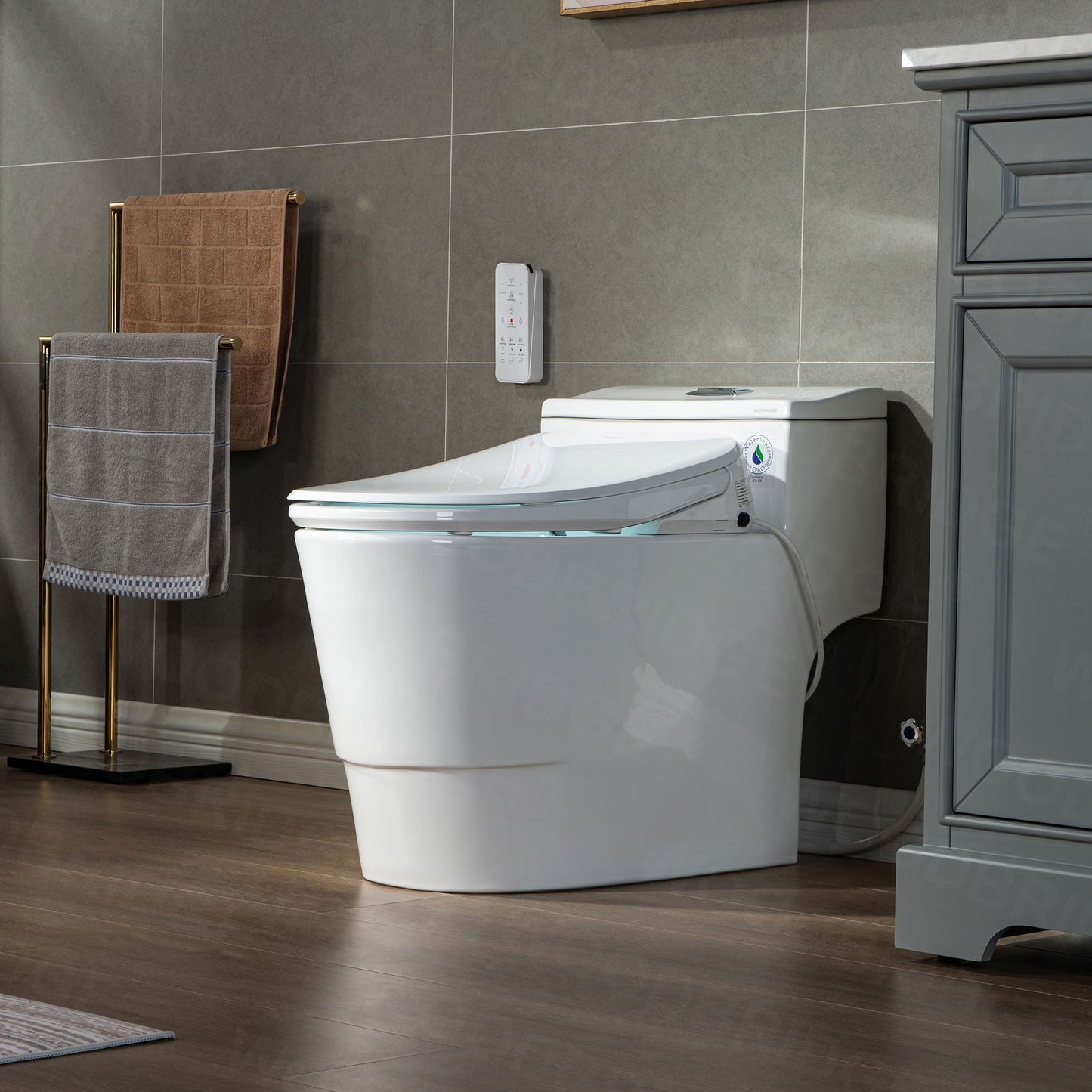 Marcel One-Piece Intelligent Bidet Toilet - side view