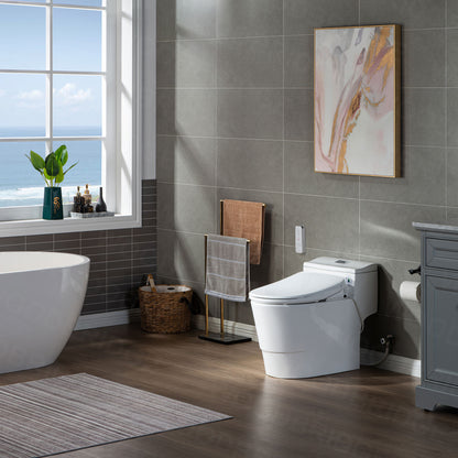 Marcel One-Piece Intelligent Bidet Toilet - profile view