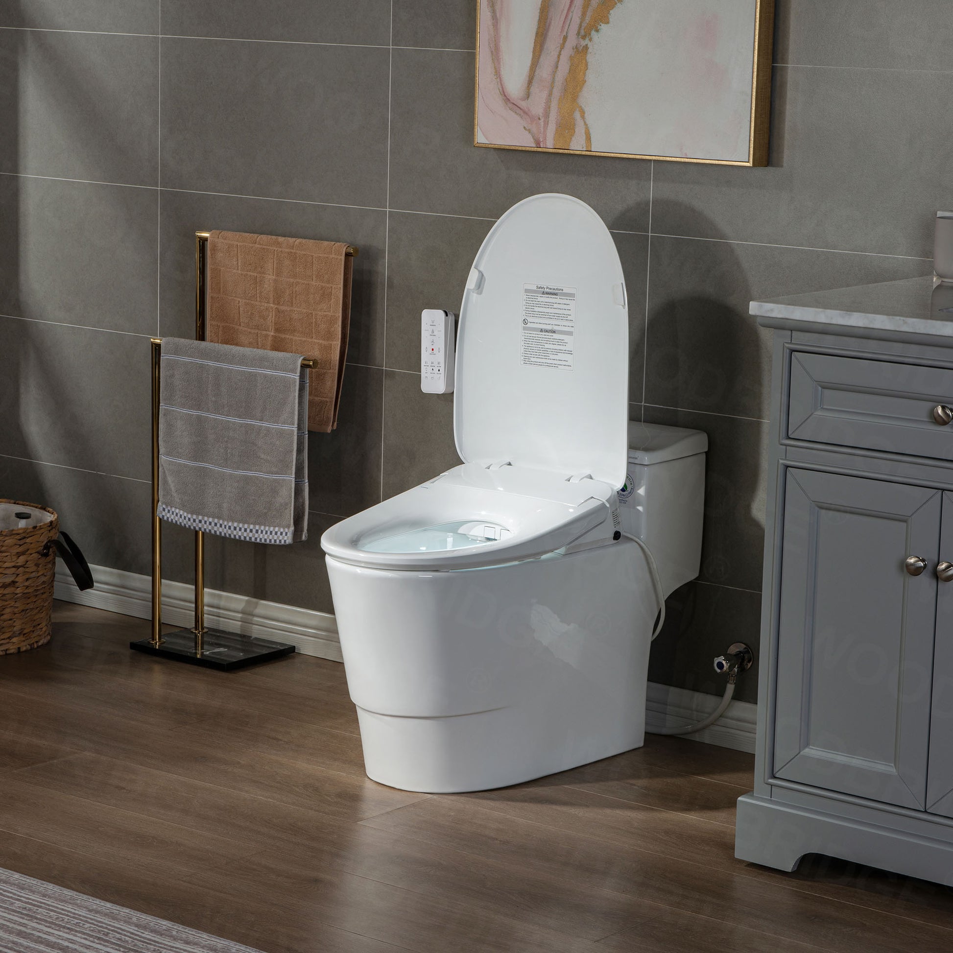 Marcel One-Piece Intelligent Bidet Toilet - seat detail