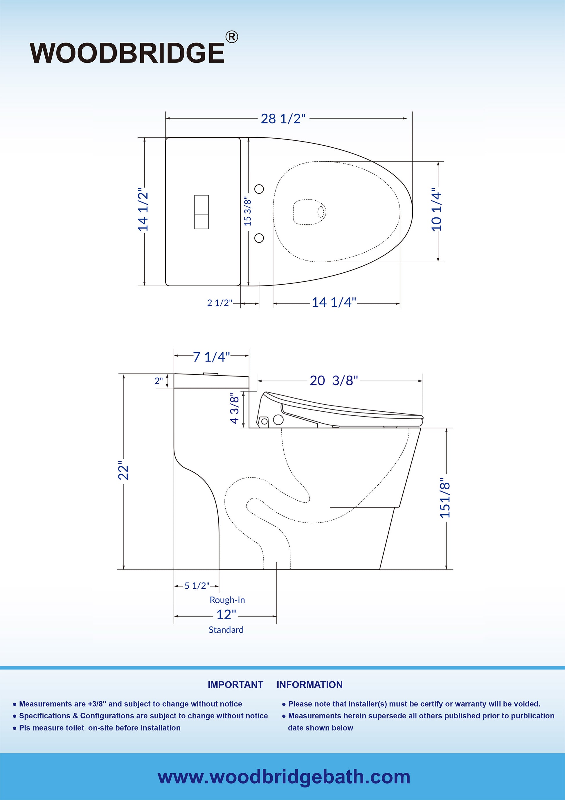 Marcel One-Piece Intelligent Bidet Toilet - lid detail