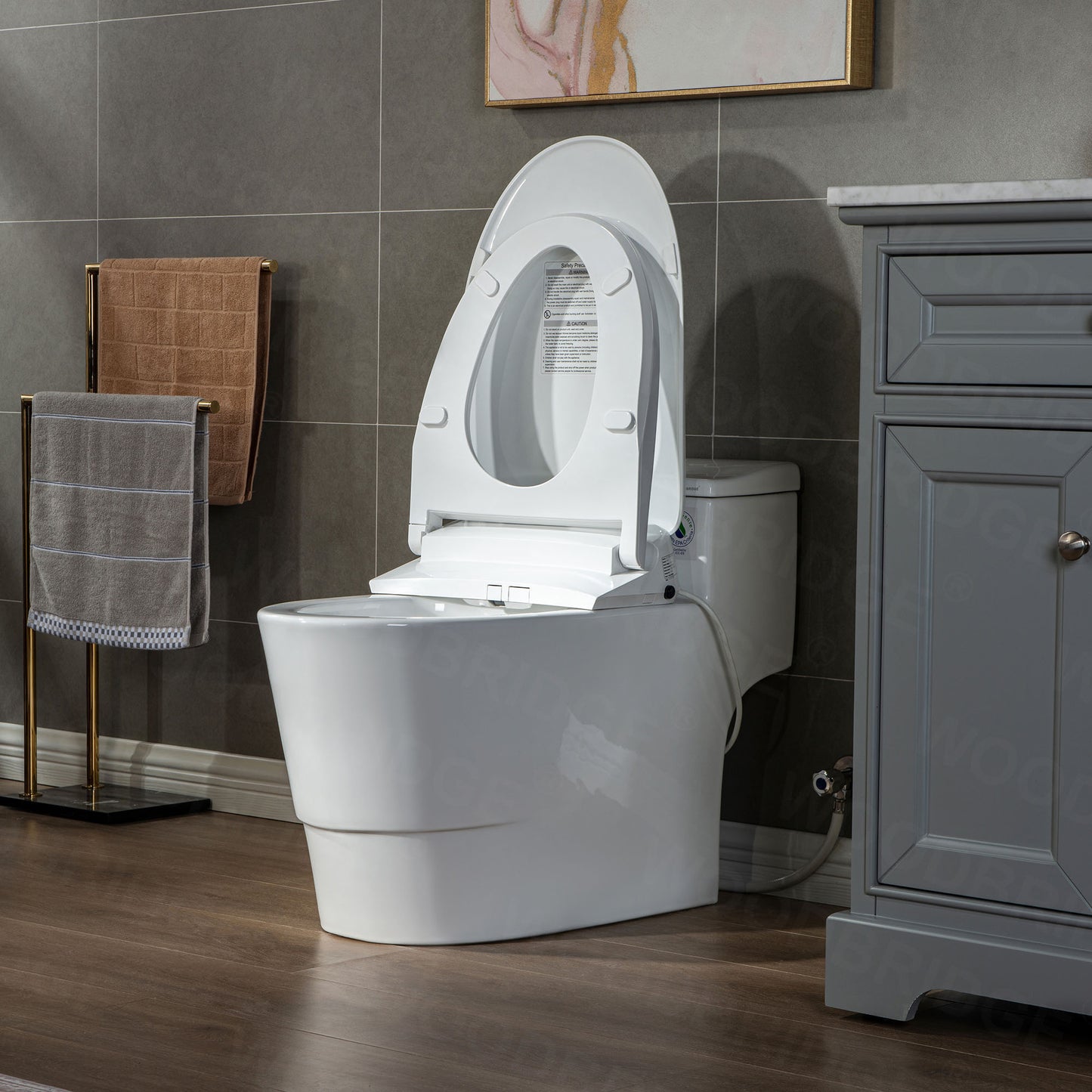 Marcel One-Piece Intelligent Bidet Toilet - installation view