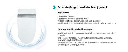 Marlow One-Piece Intelligent Bidet Toilet - feature detail