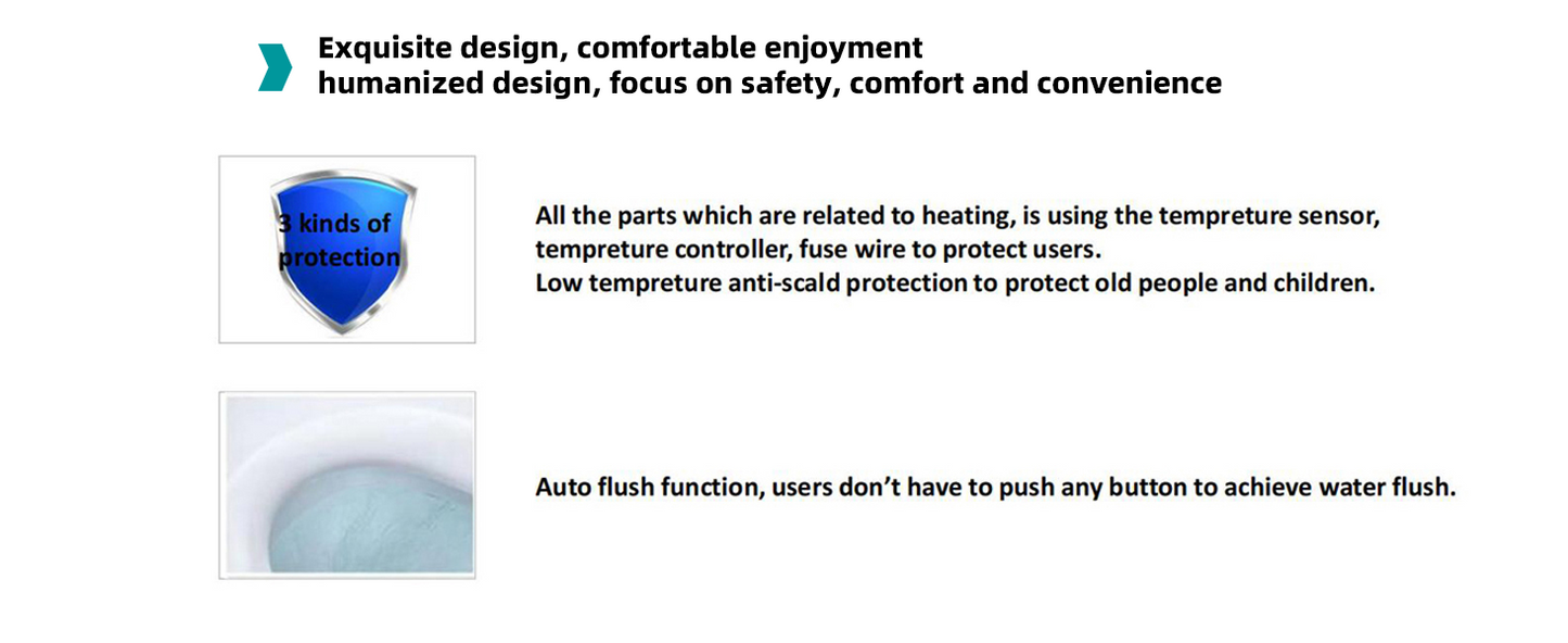Marlow One-Piece Intelligent Bidet Toilet - feature detail