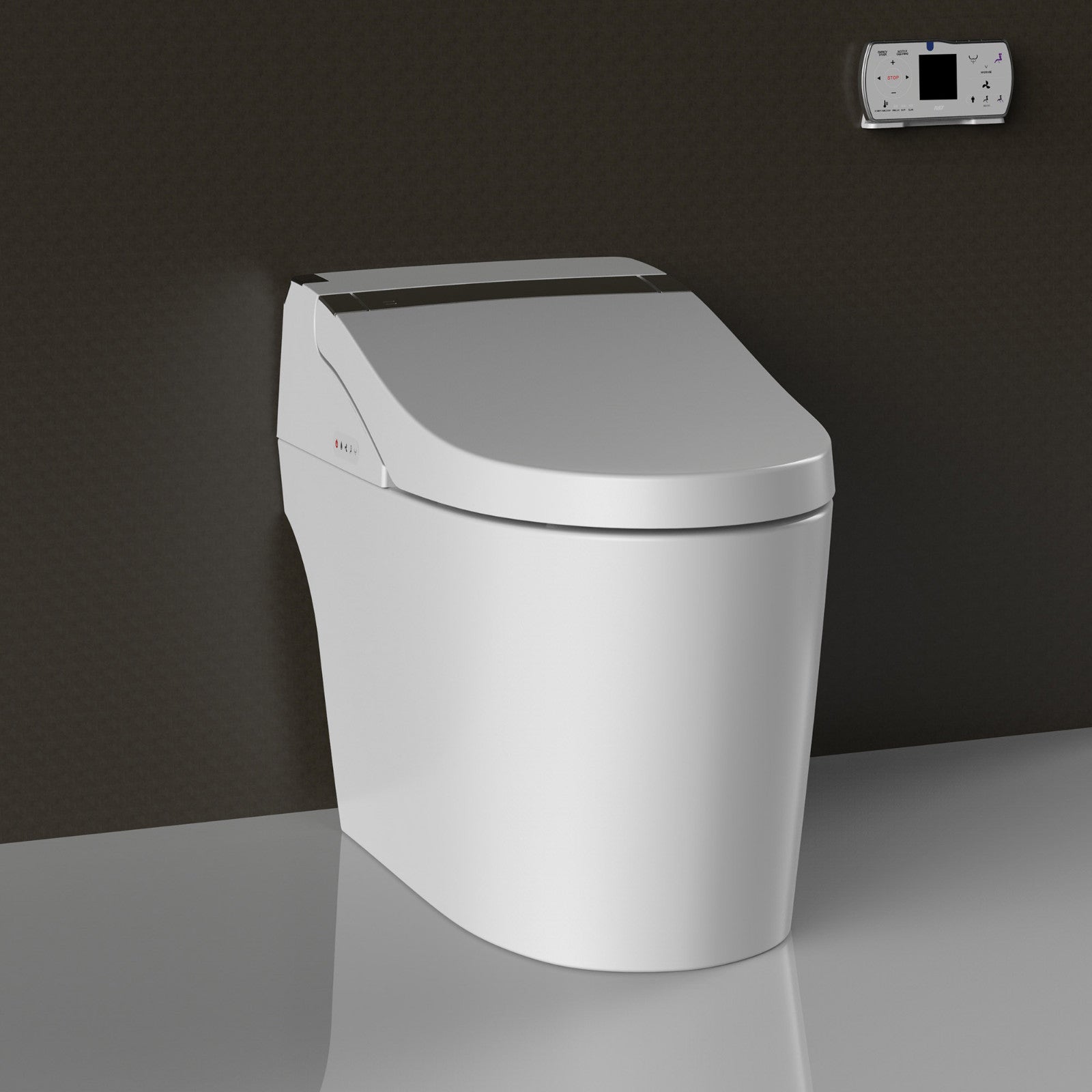 Marlow One-Piece Intelligent Bidet Toilet - side view