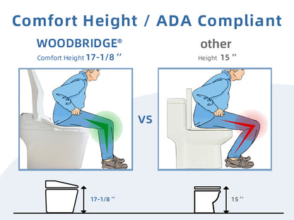 Marlow One-Piece Intelligent Bidet Toilet - profile view