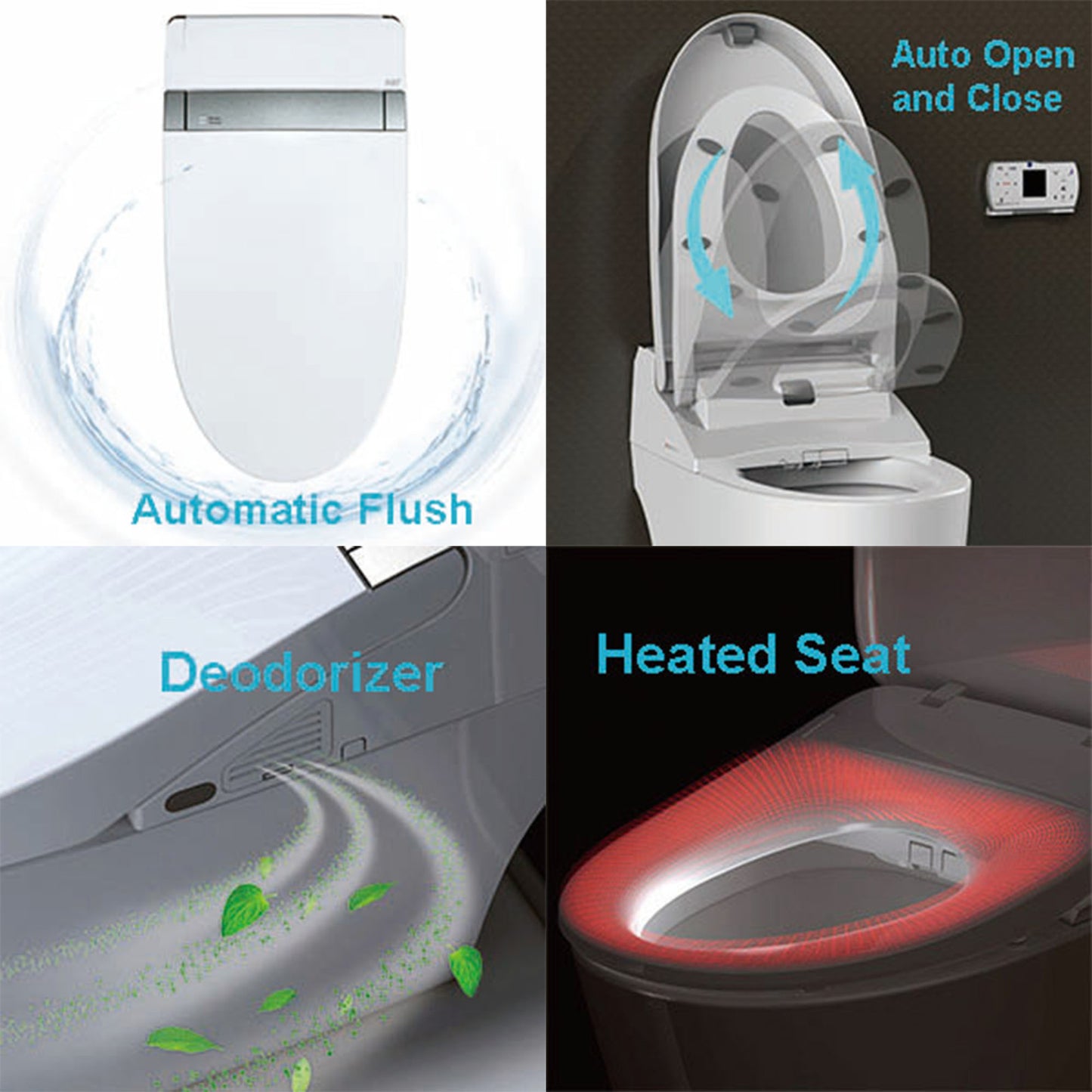 Marlow One-Piece Intelligent Bidet Toilet - top view
