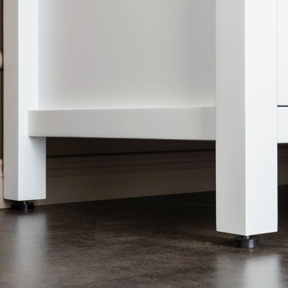 Milan 36" Freestanding Bathroom Vanity with Stone Top and Porcelain Undermount Sink