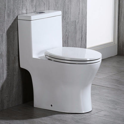 Miro Compact One-Piece Toilet - side view
