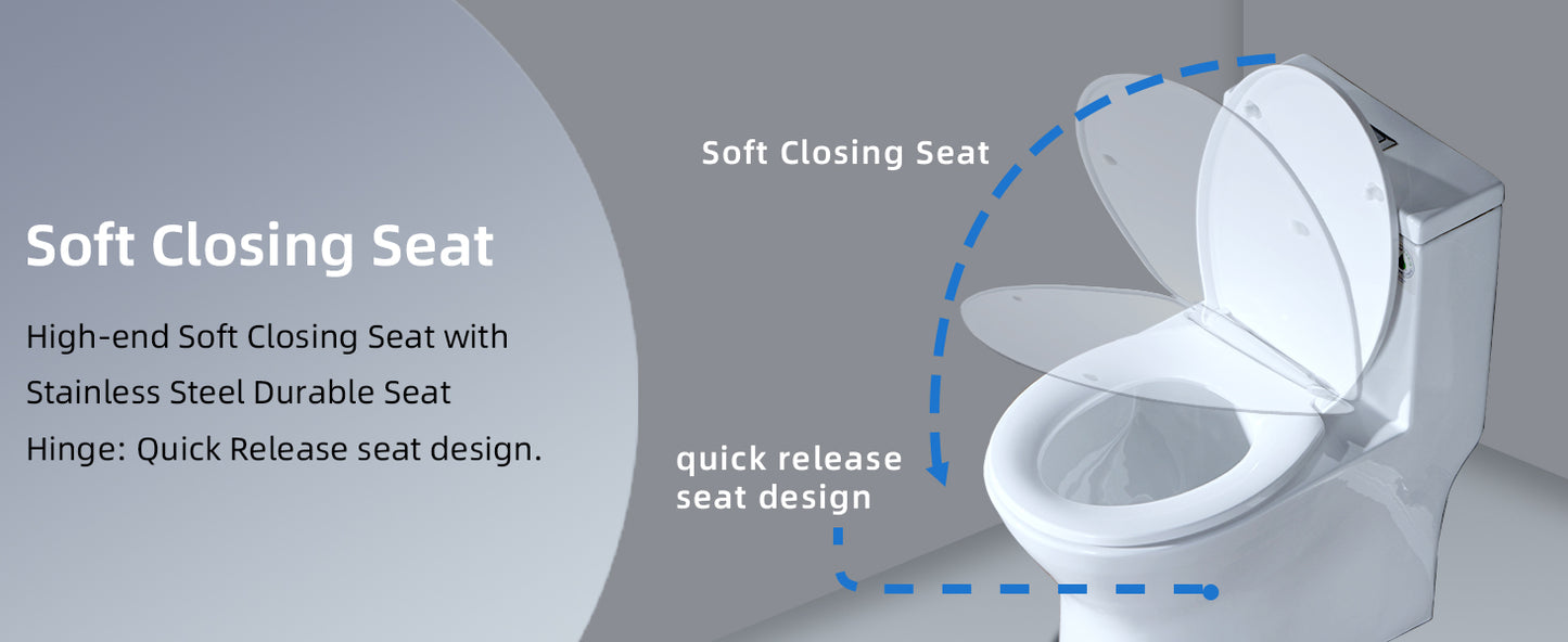 Miro Compact One-Piece Toilet - feature detail