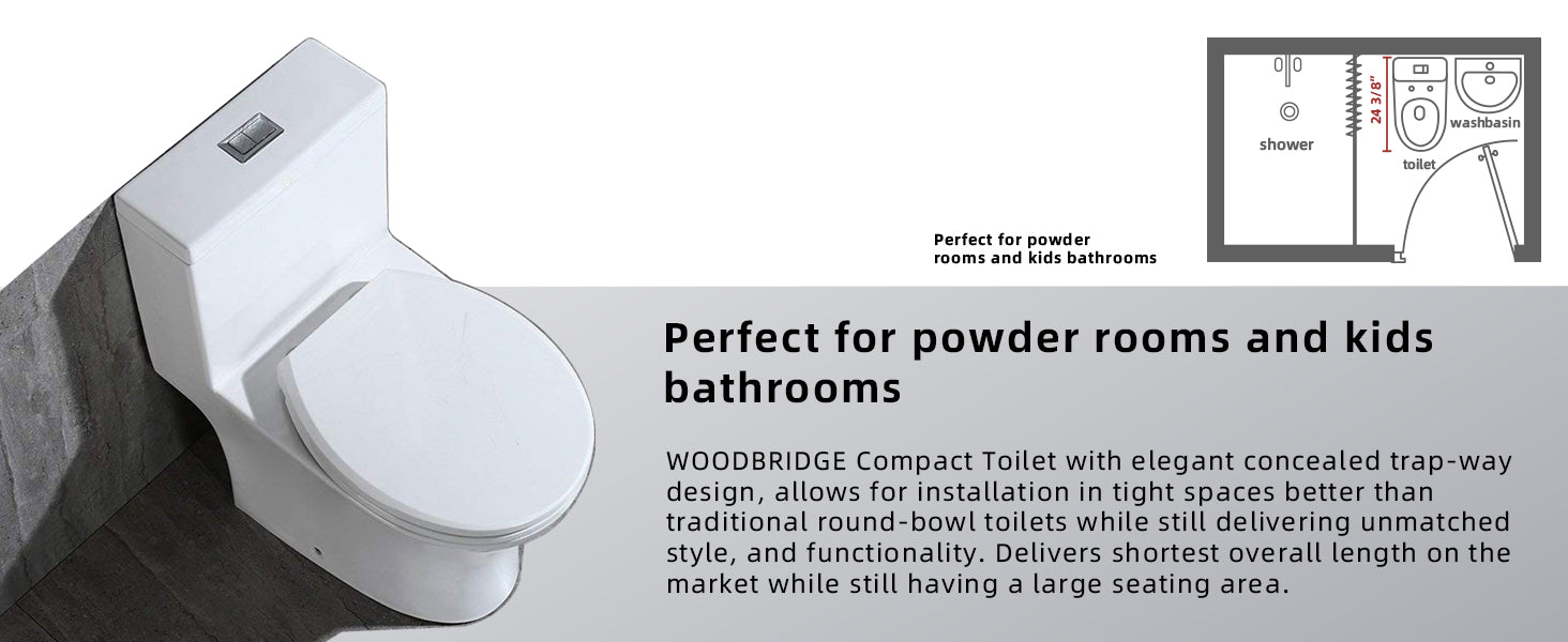 Miro Compact One-Piece Toilet - feature detail