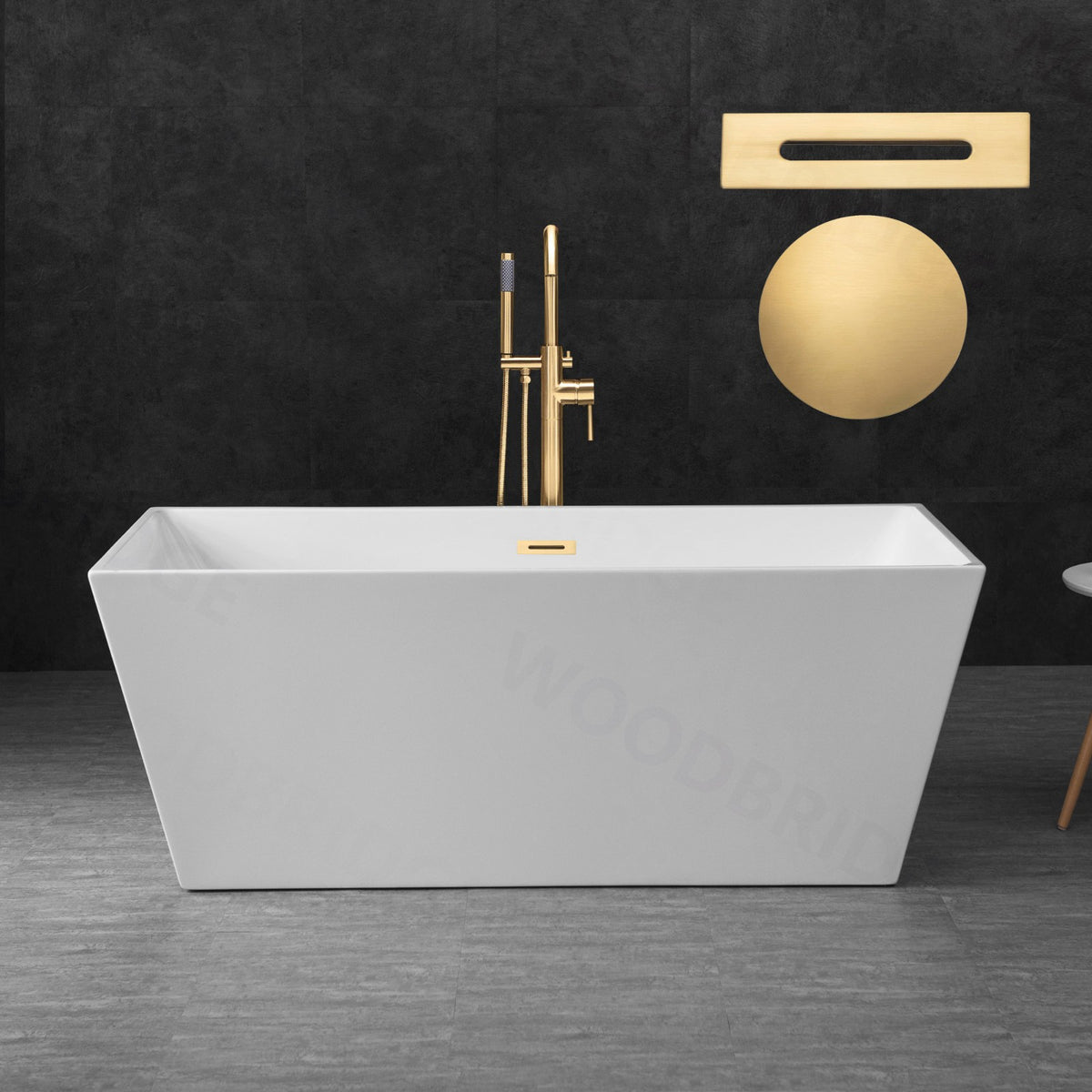 Nami 59" Freestanding Bathtub