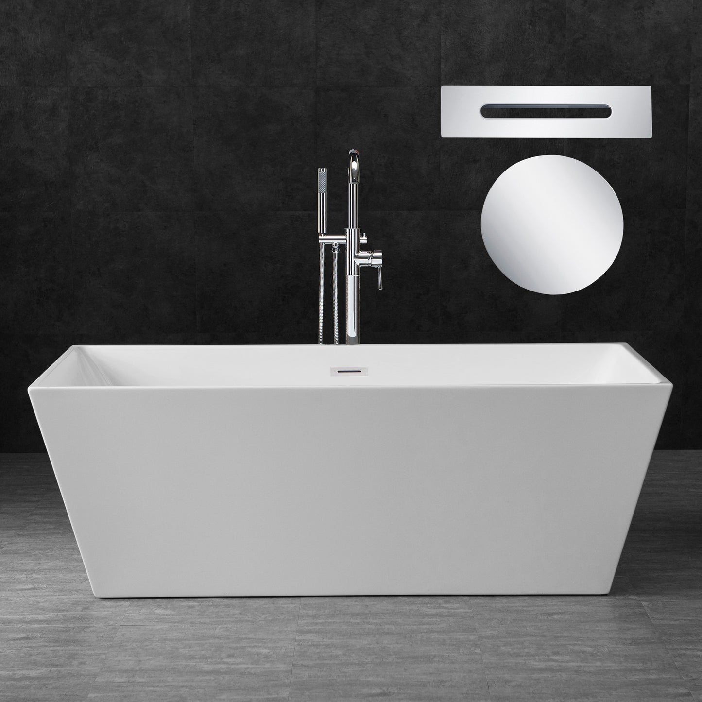 Nami 67" Freestanding Bathtub