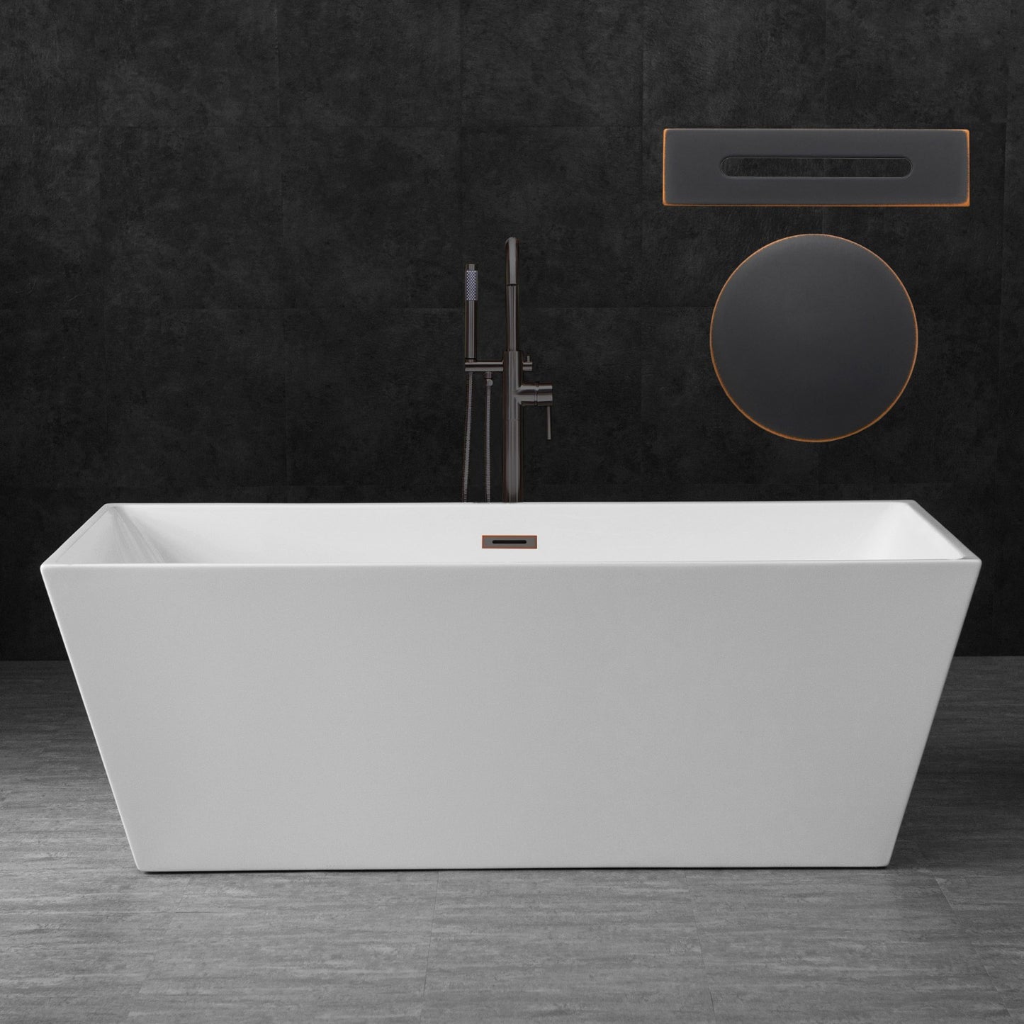 Nami 67" Freestanding Bathtub