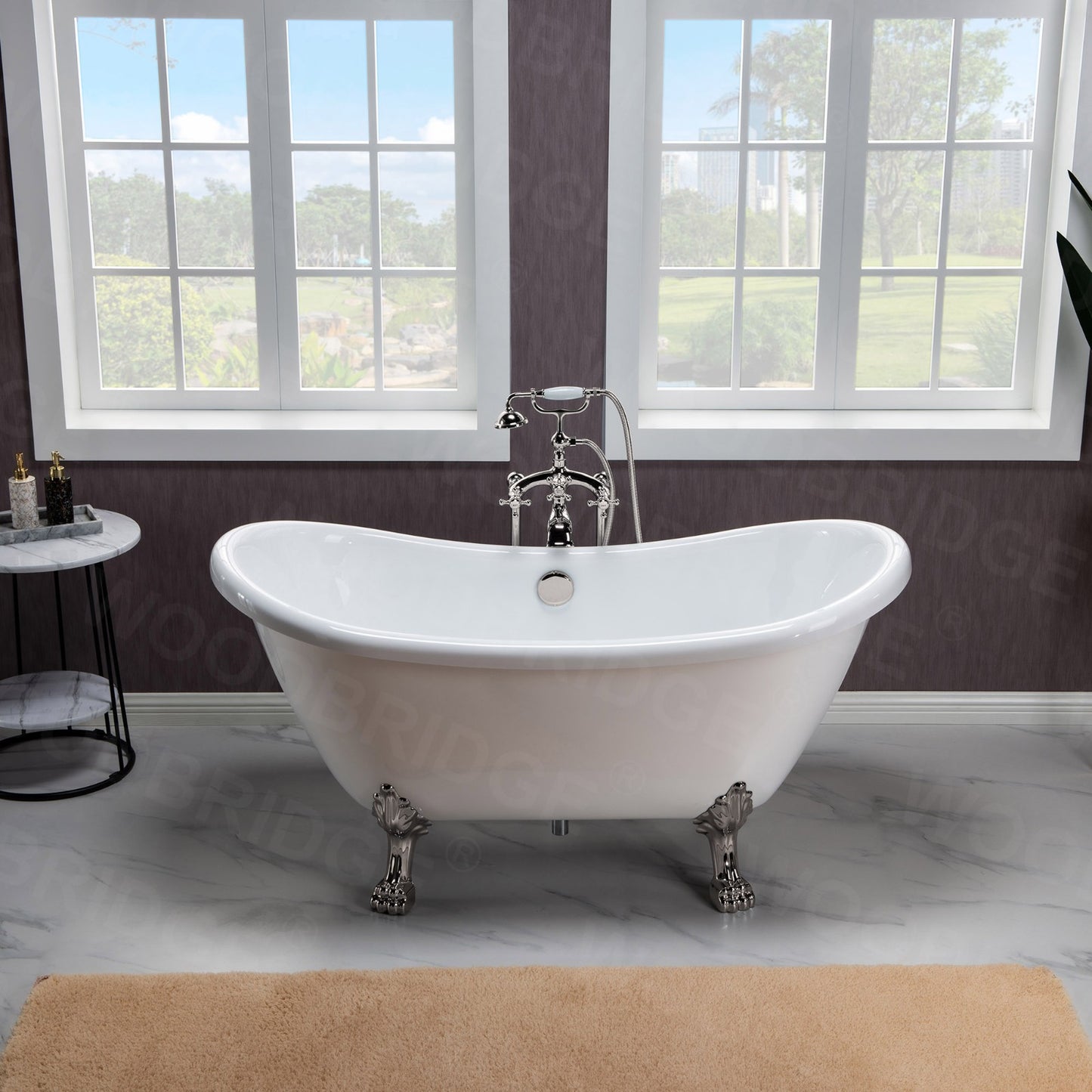 Navi 59" Freestanding Bathtub