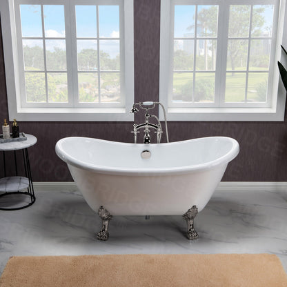 Navi 59" Freestanding Bathtub