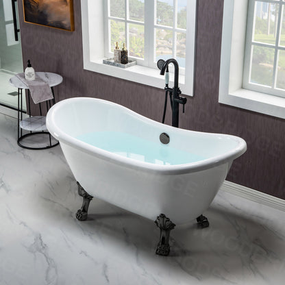 Navi 59" Freestanding Bathtub