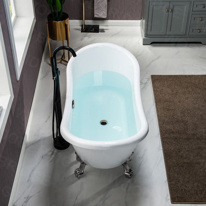 Navi 59" Freestanding Bathtub