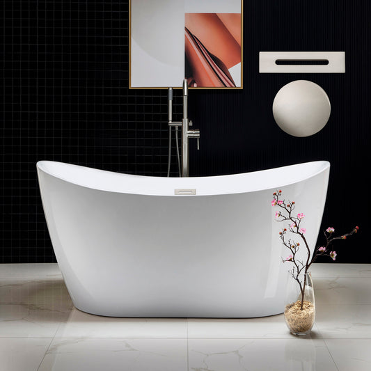 Niebla 59" Freestanding Bathtub