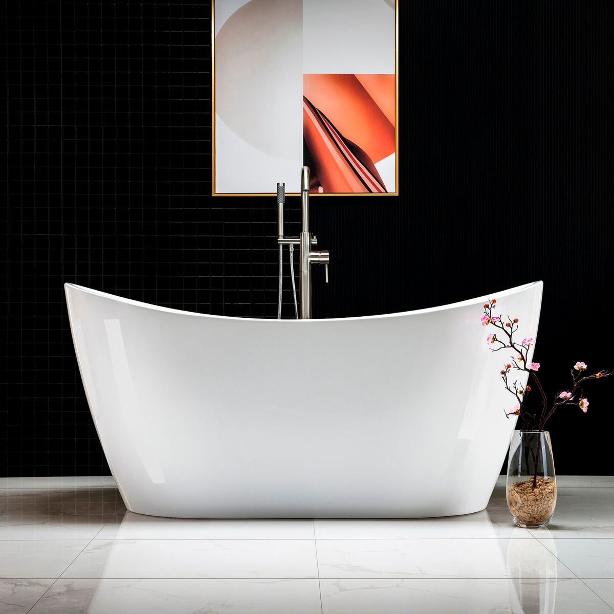 Niebla 59" Freestanding Bathtub