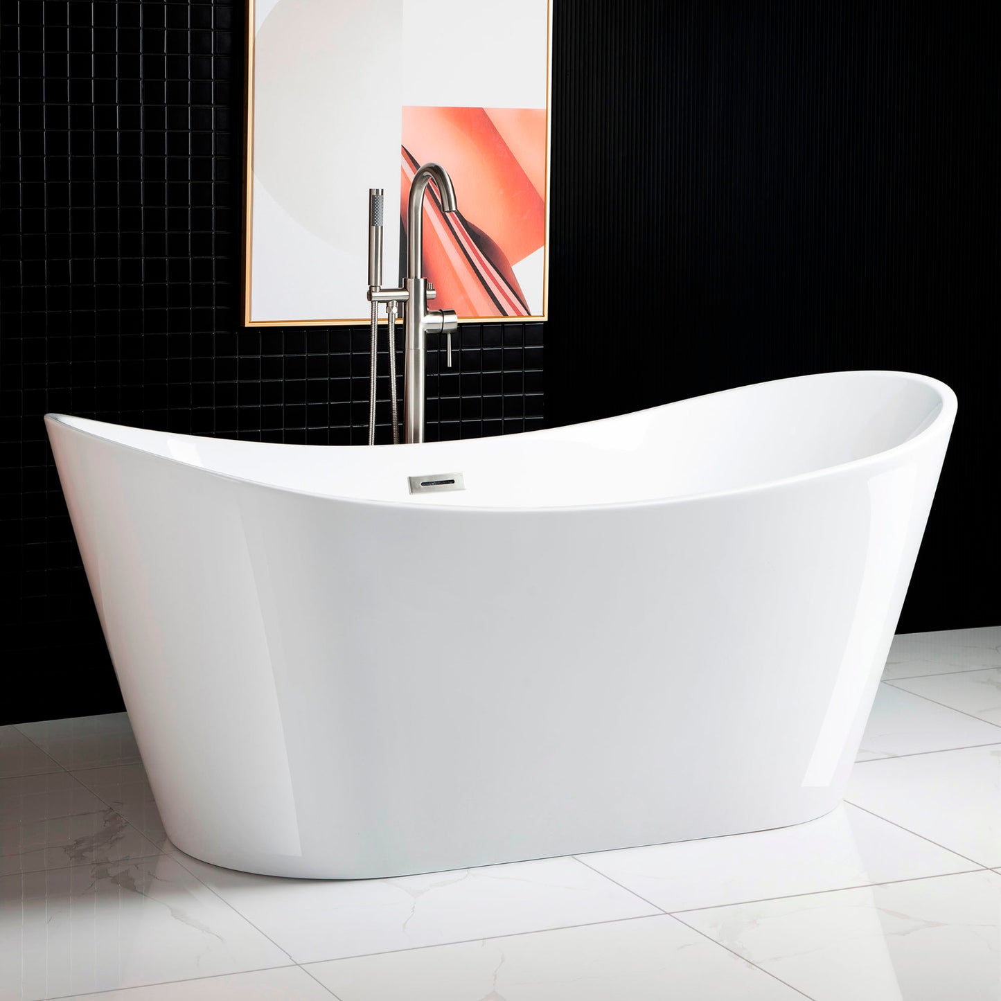 Niebla 67" Freestanding Bathtub