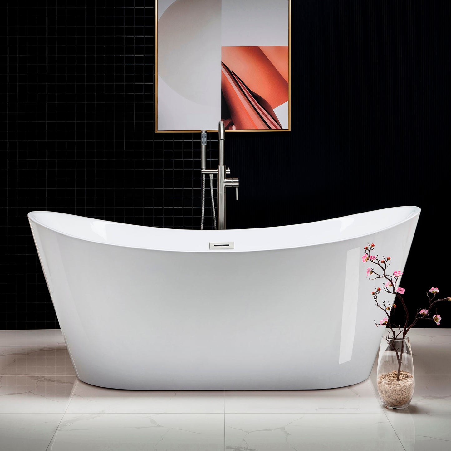 Niebla 71" Freestanding Bathtub