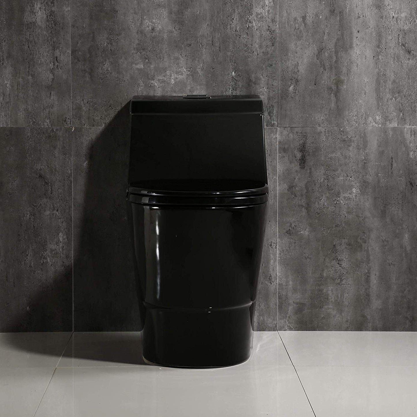 Onyx One-Piece Elongated Toilet - front view