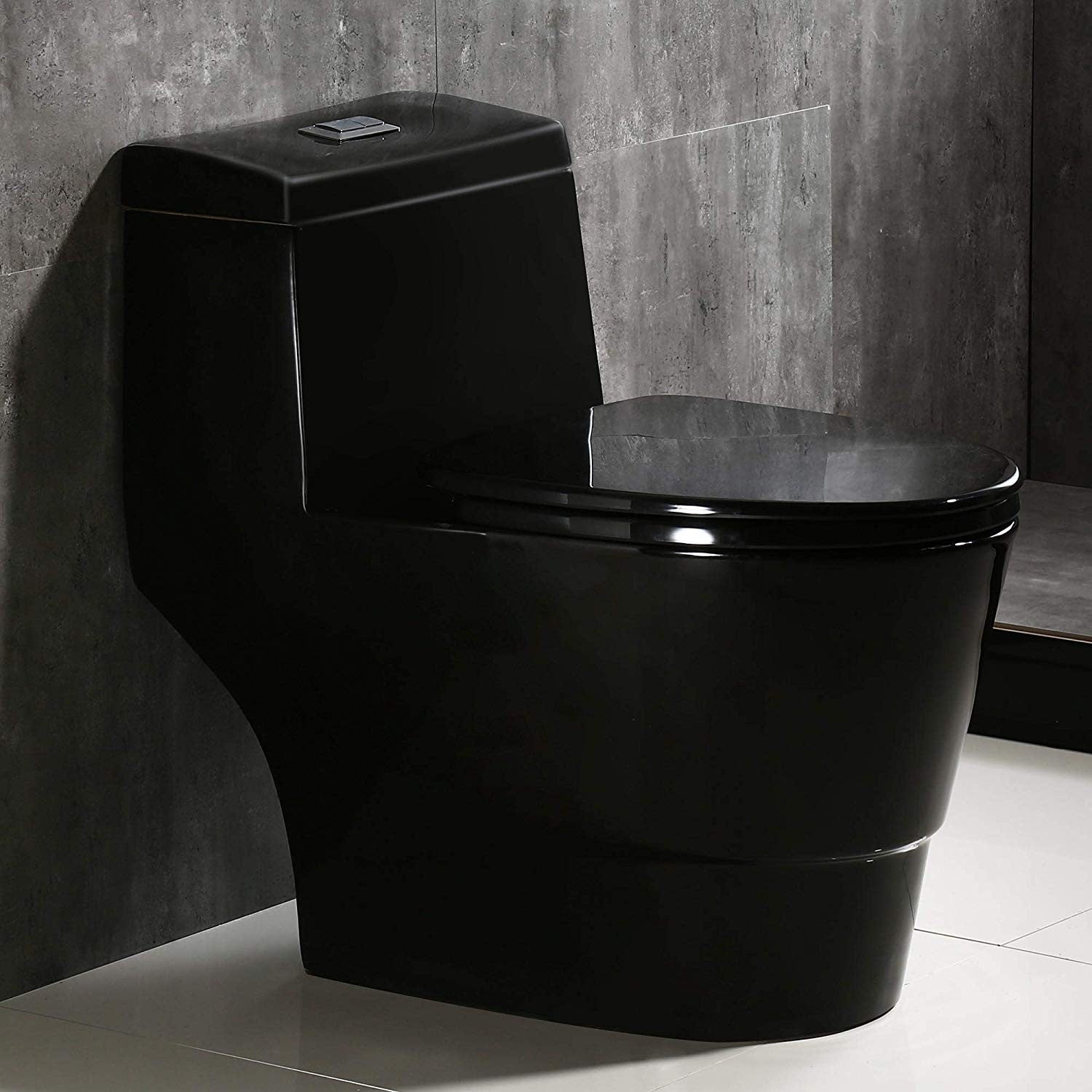 Onyx One-Piece Elongated Toilet - side view
