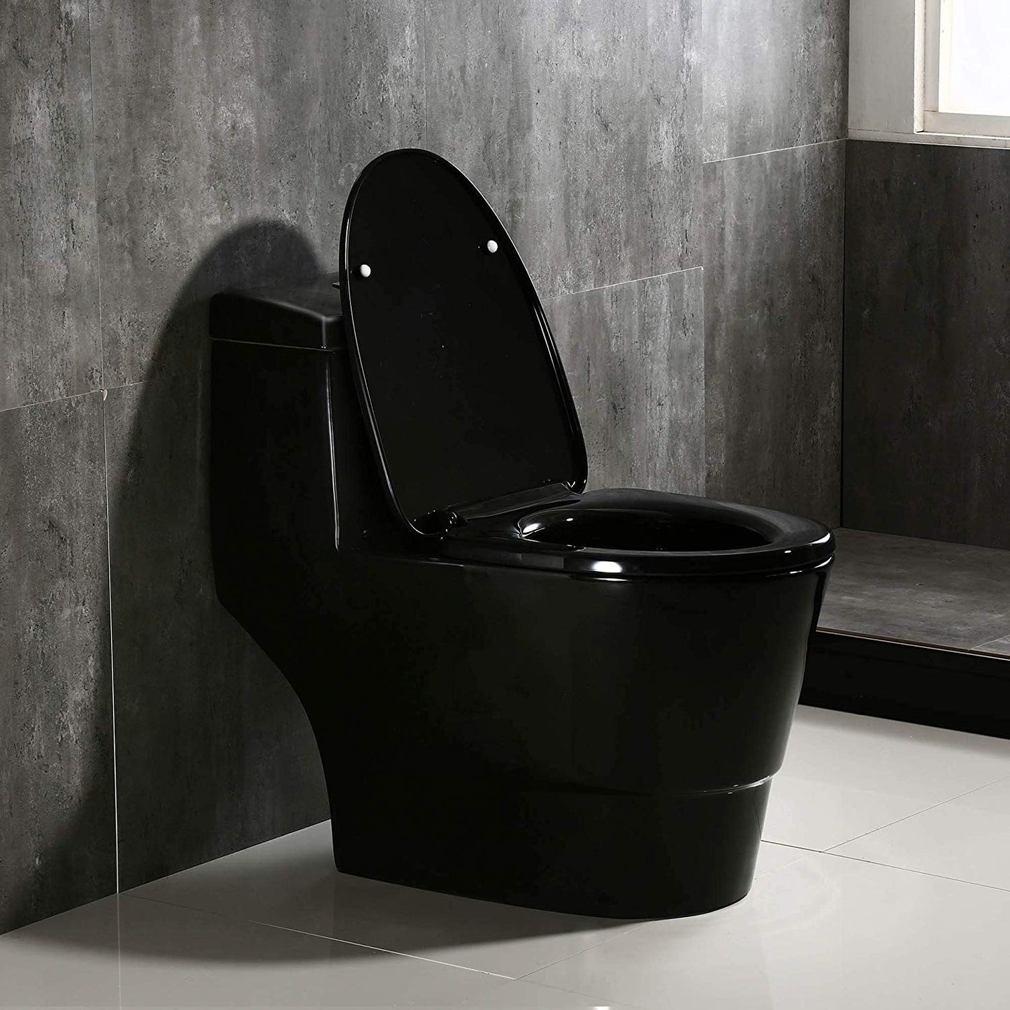 Onyx One-Piece Elongated Toilet - three-quarter view