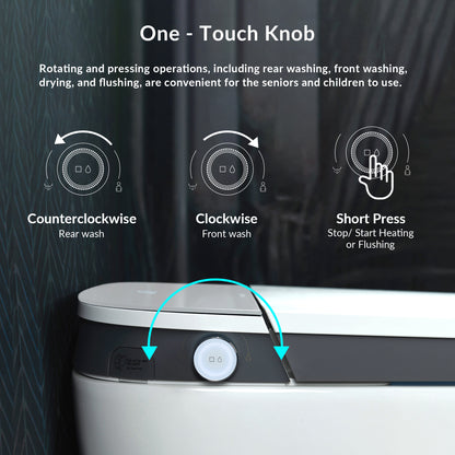 Orion Intelligent Voice-Control Bidet Toilet - control panel