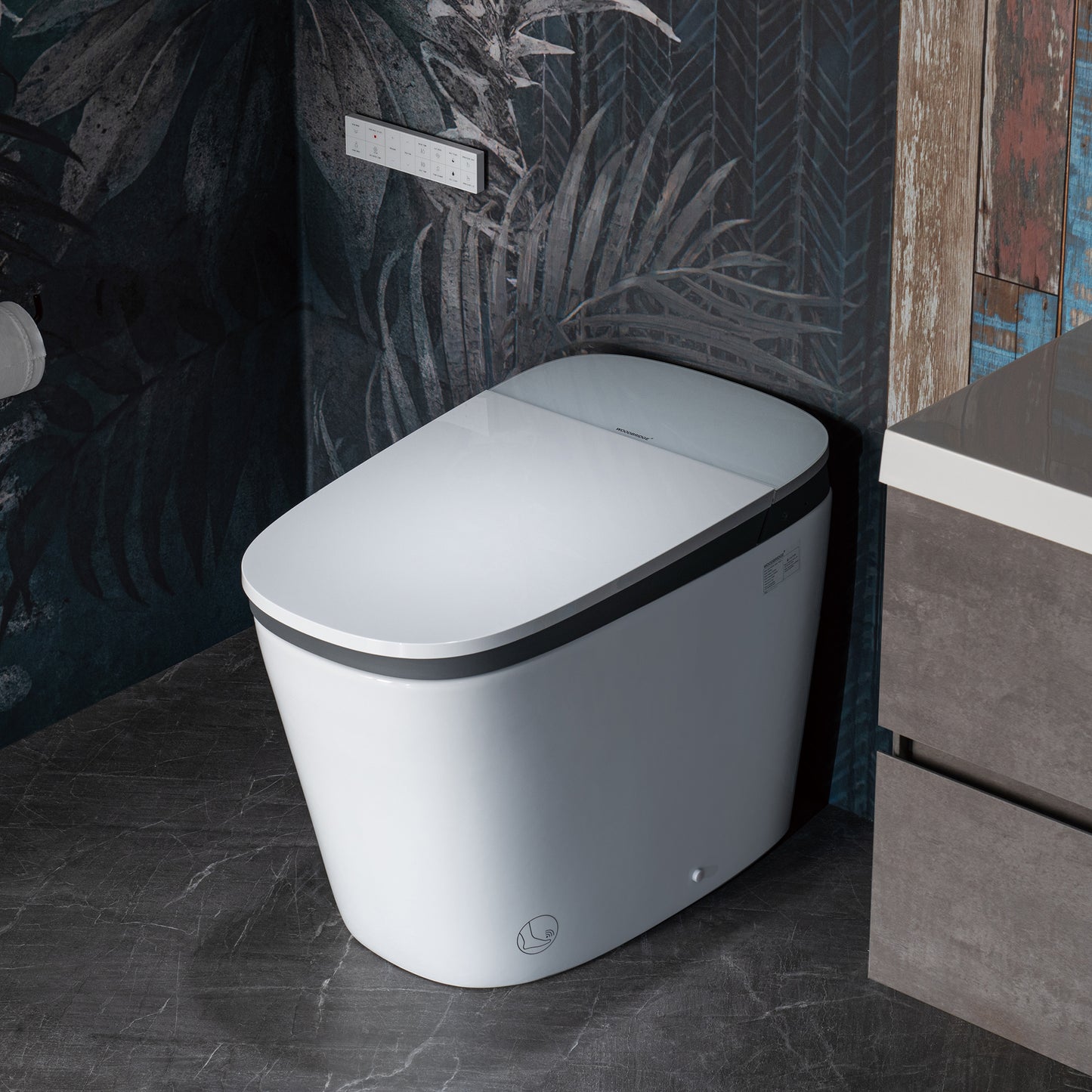 Orion Intelligent Voice-Control Bidet Toilet - profile view