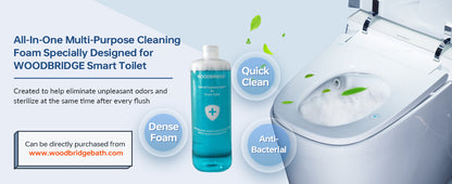 Orion Intelligent Voice-Control Bidet Toilet - cleaning foam feature