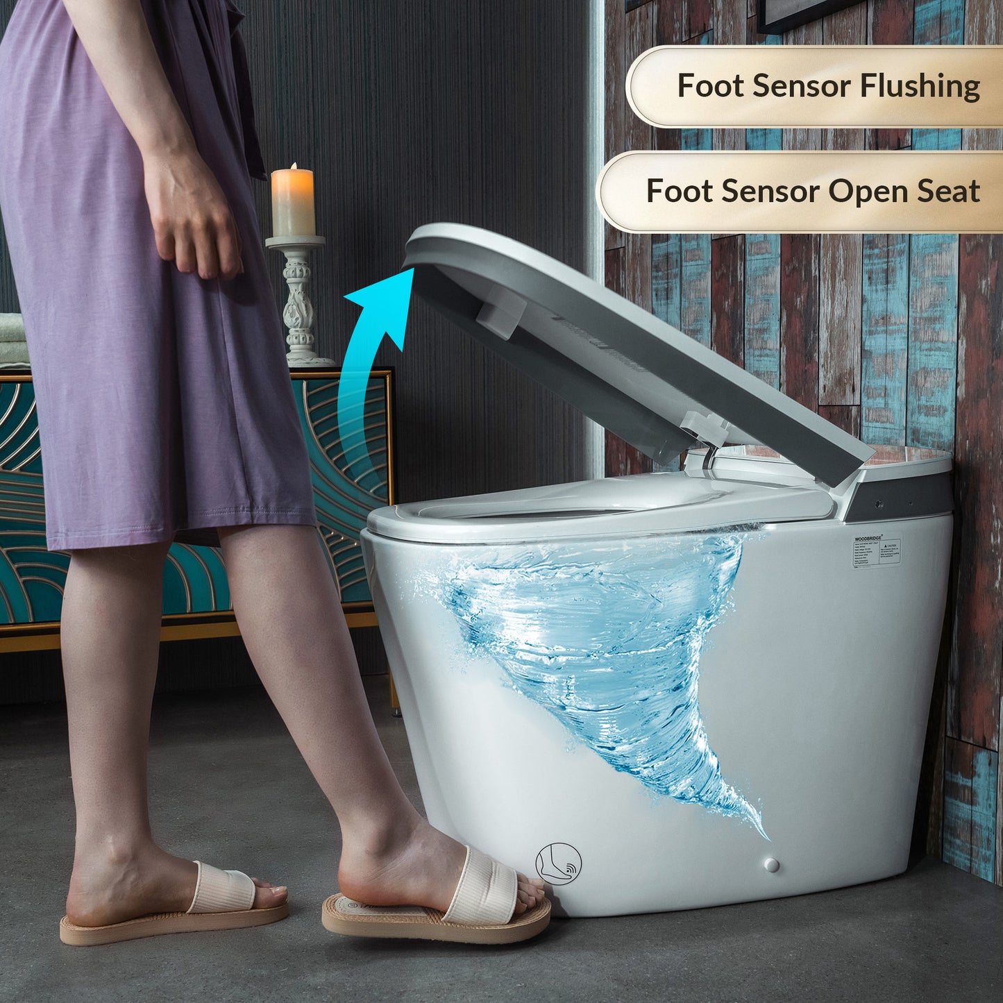 Orion Intelligent Voice-Control Bidet Toilet - remote control
