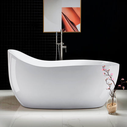 Penumbra 67" Freestanding Whirlpool Bathtub