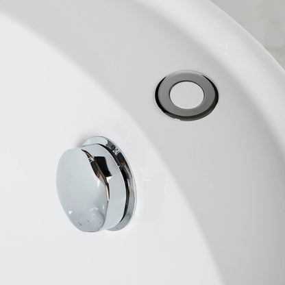 Penumbra 67" Freestanding Whirlpool Bathtub