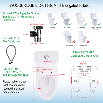 Petal Bidet Toilet Seat - additional view