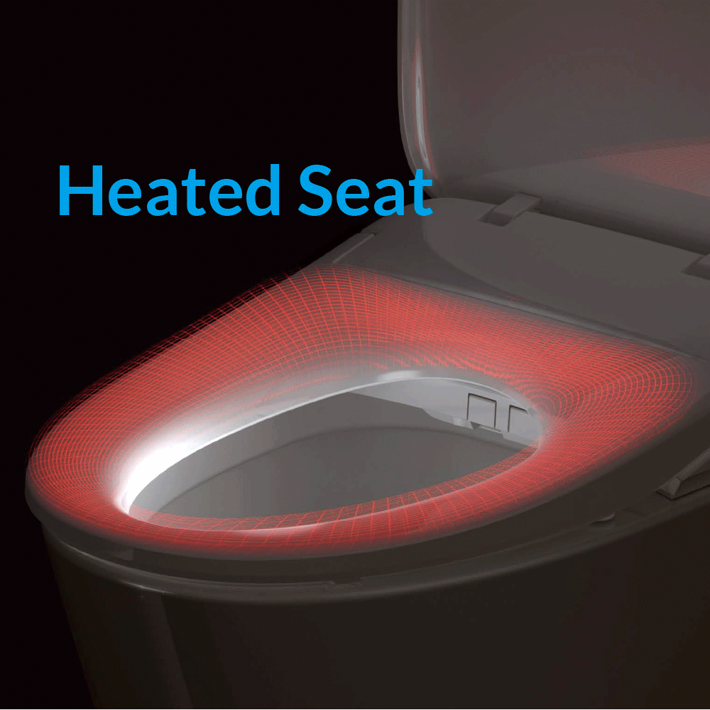 Petal Bidet Toilet Seat - feature animation