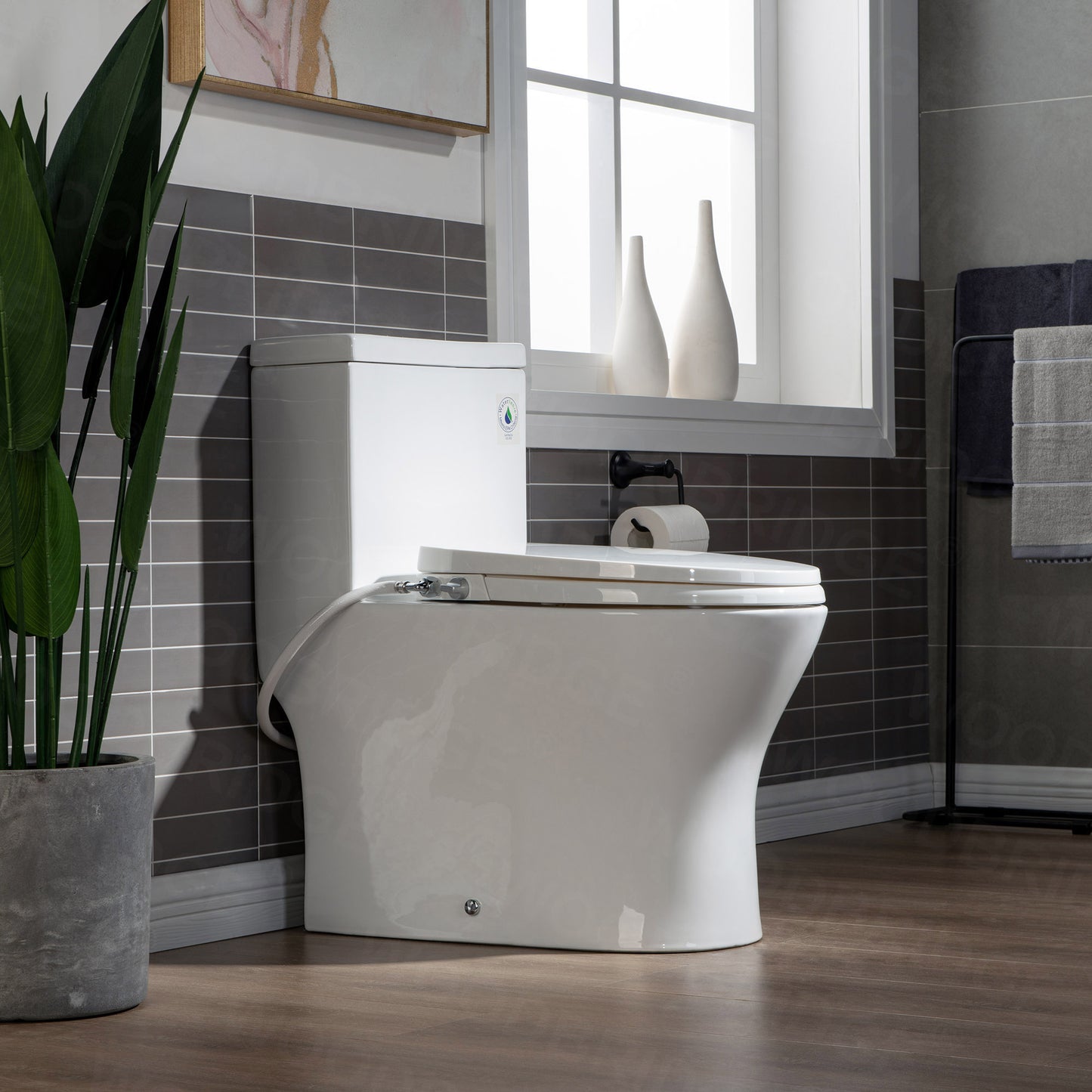 Preston One-Piece Elongated Toilet - additional view