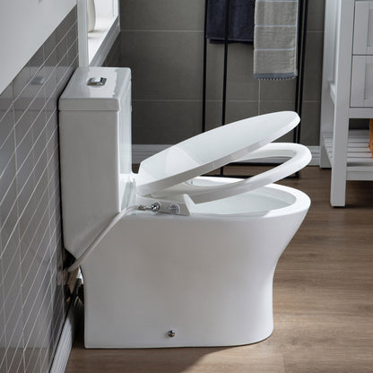 Preston One-Piece Elongated Toilet - installation view