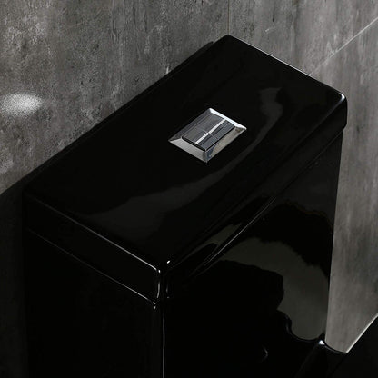 Raven Square One-Piece Toilet - three-quarter view