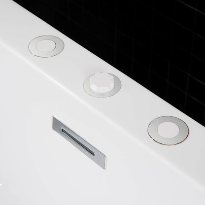 Remous 67" Freestanding Whirlpool Bathtub