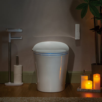 Rowan One-Piece Intelligent Bidet Toilet - side view