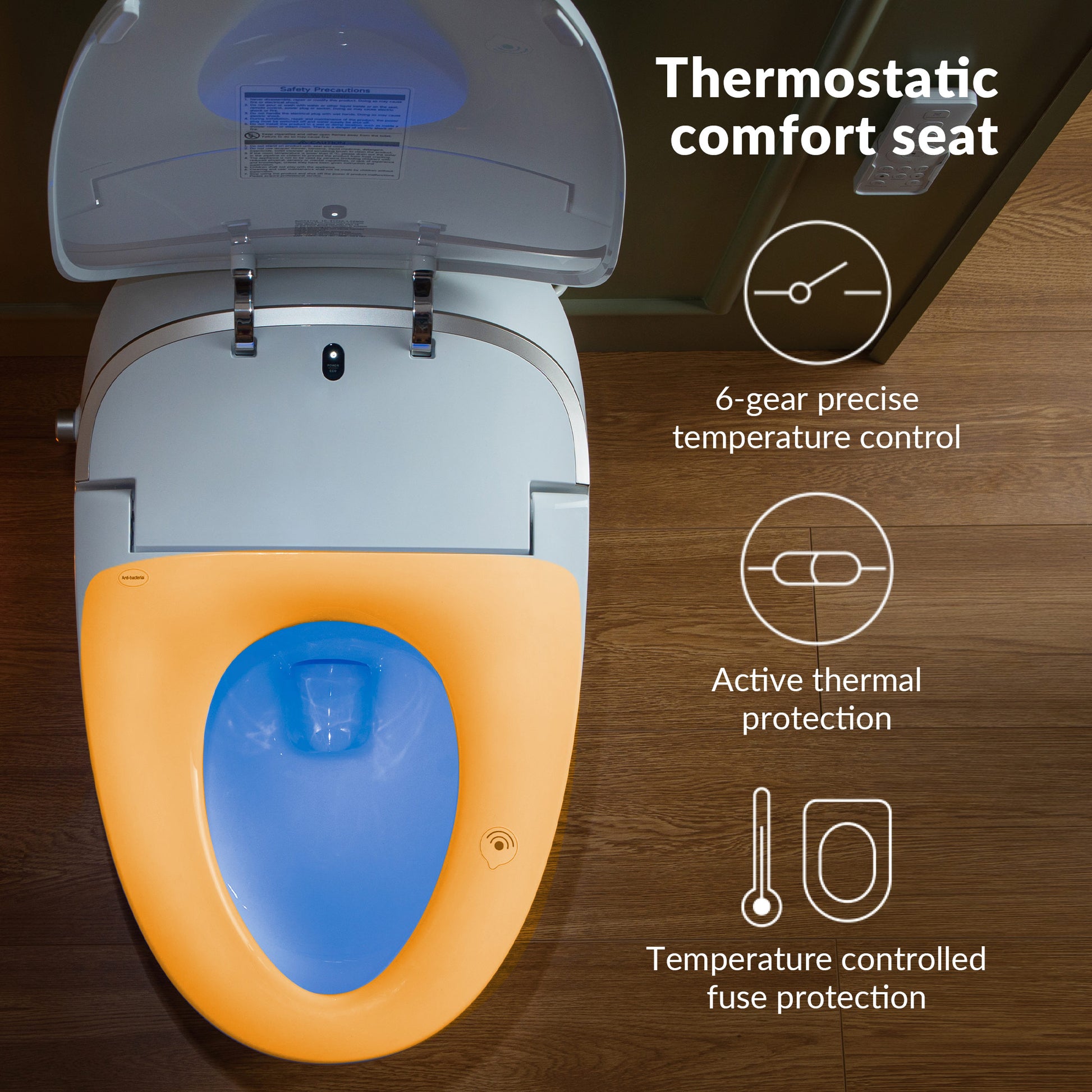 Rowan One-Piece Intelligent Bidet Toilet - additional view