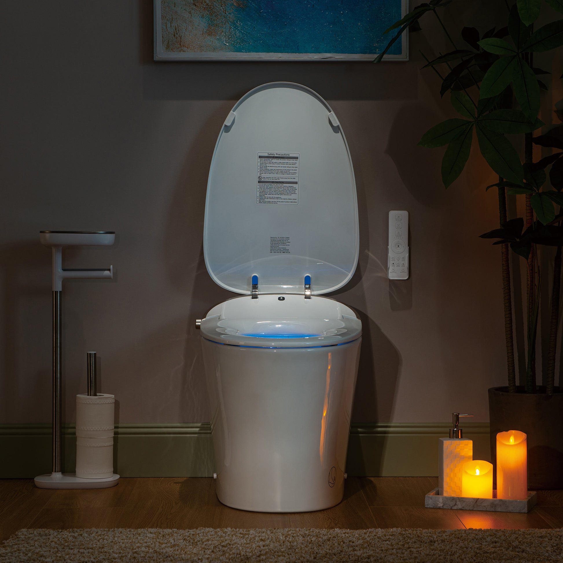 Rowan One-Piece Intelligent Bidet Toilet - additional view