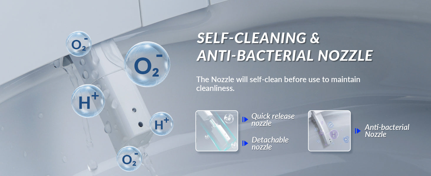 Rowan One-Piece Intelligent Bidet Toilet - feature detail