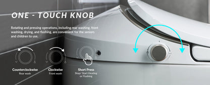 Rowan One-Piece Intelligent Bidet Toilet - feature detail