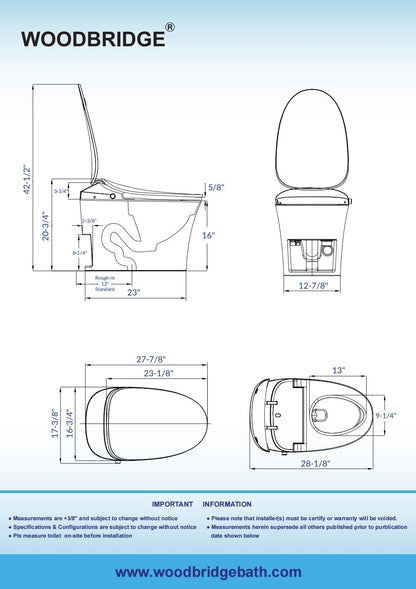 Rowan One-Piece Intelligent Bidet Toilet - foot sensor detail